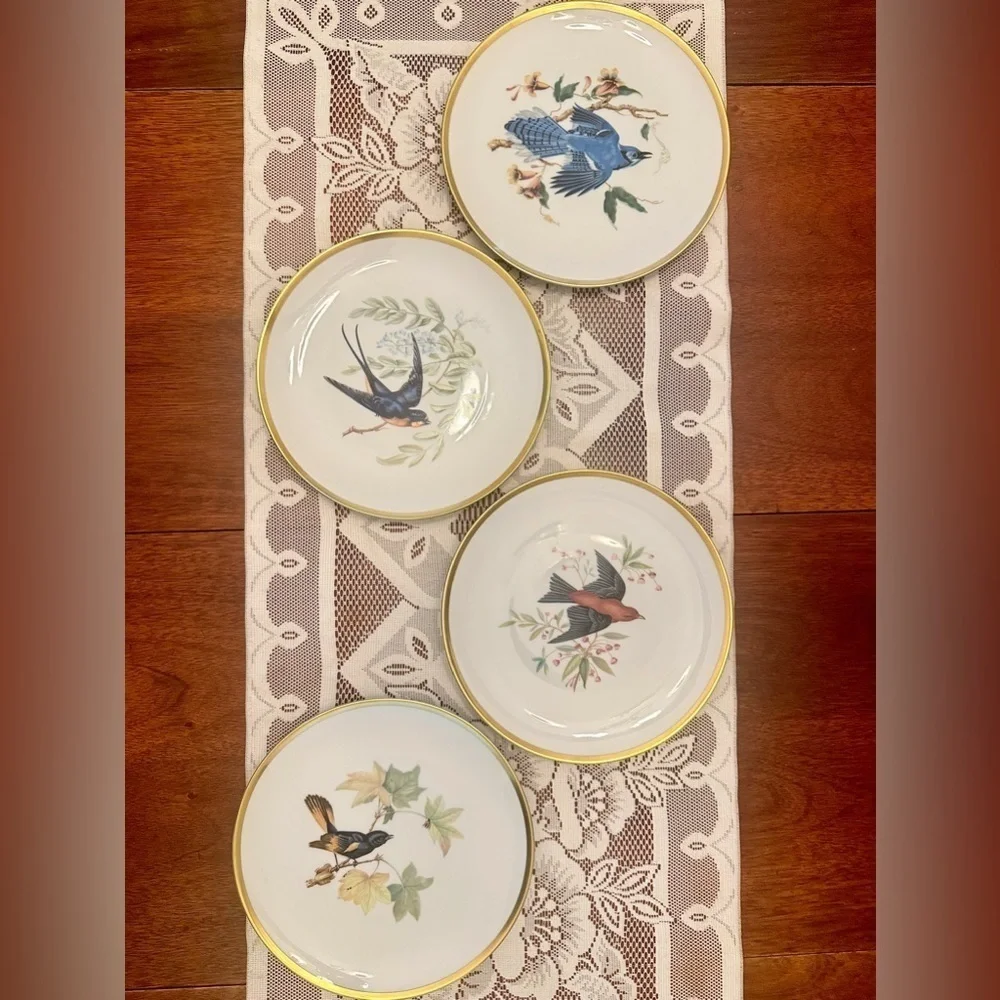 Hutschenreuther Pasco Bone China Audubon Bird Plates (8”)